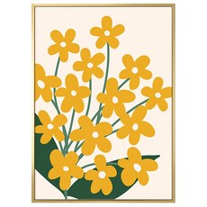 BOLUO GALLERY 菠蘿選畫所 日式小花II, 金色