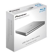 先鋒Pioneer BDR-XS07TS 6X 超薄外接吸入式藍光燒錄機(銀色) M-disc/MAC/Windows, 1個