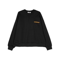 페이퍼키드 로고 프린트 코튼 스웨트셔츠