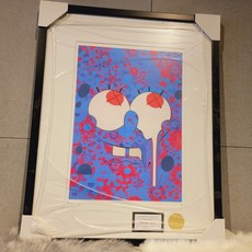 村上隆 笑臉花 海綿寶寶 版畫 DEATH NYC 2020 含框, 詳見包裝, 詳見包裝