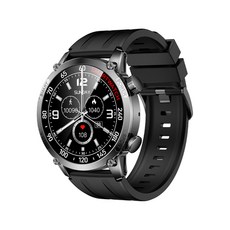 LARMI INFINITI 5 智能手錶 全天候健康監測 IP68防水, 黑色, 1.28吋, GPS