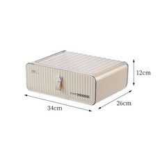 衣物收納抽屜分隔盒 內衣褲襪子分類整理神器, 1個, 格格紋丨內衣盒【無格】