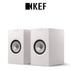 KEF Q3 Meta 書架 HiFi 揚聲器 絲絨黑/絲絨白/核桃木 (對), 白色