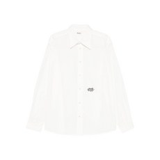 보디 로고 프린트 셔츠