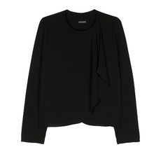 엠포리오아르마니 아뮤레 크레이프 랩 재킷