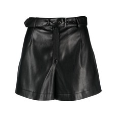 파트리지아페페 에센셜 인조 가죽 벨트 쇼츠