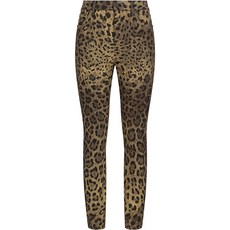 돌체앤가바나 돌체앤가바나 레오파드 프린트 스키니 진