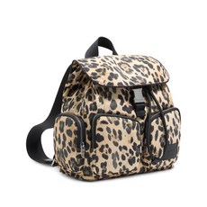 빔바이롤라 미디엄 레오파드 프린트 백팩