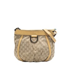 구찌 중고 2016-2025 GG 캔버스 애비 D링 크로스 백