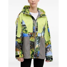 아디다스바이스텔라매카트니 트루네이처 랜드스케이프 프린트 후드 재킷