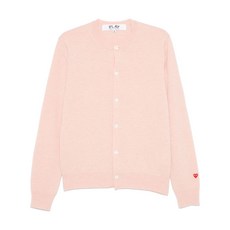 꼼데가르송플레이 레드 하트 가디건