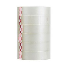 3M OPP透明膠帶 24mm - 透明度高、黏性持久、使用方便, 1個