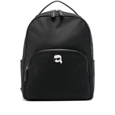 칼 라거펠트 로고 프린트 백팩