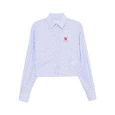 오프화이트 스트라이프 셔츠