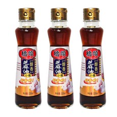 橋頭 醇香芝麻香油 220ML, 3個