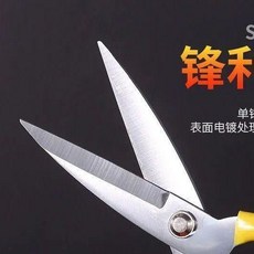 多功能廚房剪刀 鋒利耐用, 1個, C柳釘加固 大號20釐米 巨鋒利保護