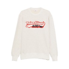 메종키츠네 X 오트리 로고 프린트 스웨트셔츠