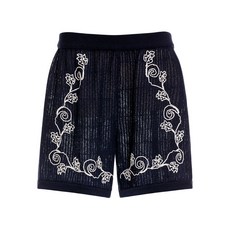 아구아벤디타 모리 자수 골지 쇼츠