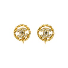 샤넬 중고 1990-2000's CC 클립온 이어링