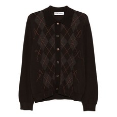 아워레가시 아가일 니트 가디건
