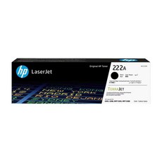 HP 222A 原廠彩色碳粉匣 適用於 HP LaserJet 3203/3303/3388 系列, 1個, 黑色