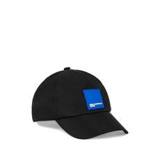 칼라거펠트진 로고 패치 캡 모자