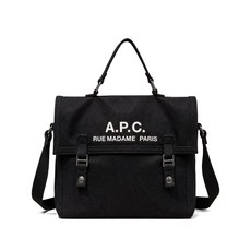 A.P.C. logo-print canvas tote bag