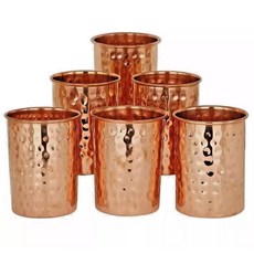 印度手工 銅杯 300ml 手工捶打銅杯, 1個, 良品, N/A