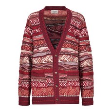 라네우스 패턴 니트 가디건