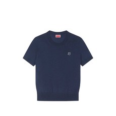 겐조 플라워 배지 반소매 티셔츠
