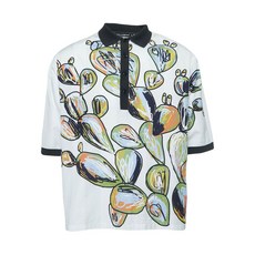 돌체앤가바나 중고 선인장 프린트 폴로 셔츠