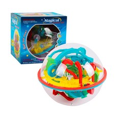 Ico Toys 3D 立體軌道迷宮球 益智遊戲 適合6歲以上 118關, 1個, 118關-立體迷宮球