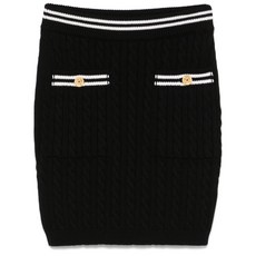 알레산드라리치 케이블 니트 미니 스커트