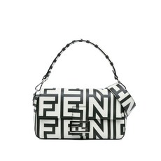 펜디 중고 2010-2024 마크 제이콥스 나파 비텔로 킹 로고 프린트 휴대폰 바게트 사첼 백