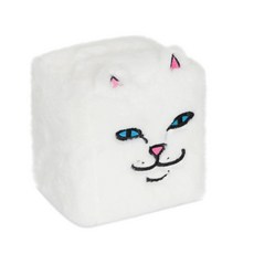 YAV RIPNDIP 中指貓 美國總公司授權 Lord Nermal 毛毛 衛生紙盒 可愛造型 柔軟舒適 居家裝飾, 1個