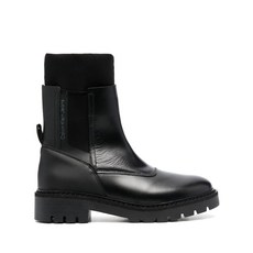 캘빈클라인 하이 앵클 가죽 첼시 부츠