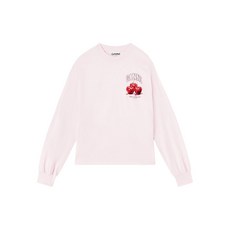 가니 그래픽 긴소매 탑