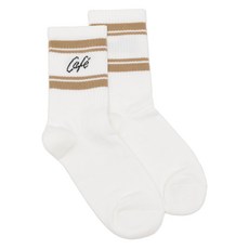 카페키츠네 인타르시아 니트 로고 양말