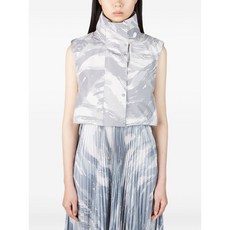 몽클레르 몽클레르 X 하이크 바닐리스 아트 프린트 크롭 질레