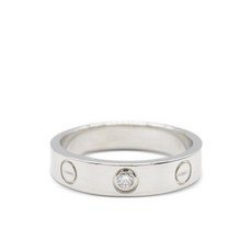 까르띠에 중고 2010's 18K 화이트 골드 미니 러브 링