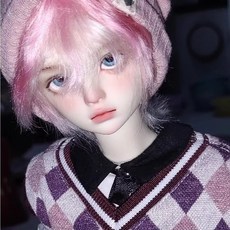 BJD 4分男娃 mk人形偶, 1個, 裸娃:化妝(B妝),膚色:V白