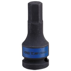 KING TONY 金統立工具 專業級工具 1/2"DR. 公制六角氣動起子頭套筒 KT405510M, 1個