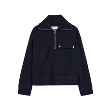 질 샌더 펠트 스웨트셔츠