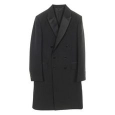 루이 비통 중고 20's 피크드 라펠 더블 브레스티드 코트