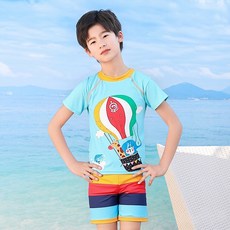 兒童泳衣男童分體兩件套防曬速干泳衣褲可愛寶寶溫泉泳裝