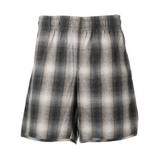 블루스카이인 체크 패턴 쇼츠