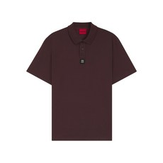 휴고 로고 패치 폴로 셔츠