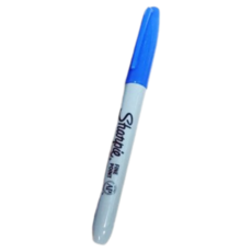 Sharpie 油性記號筆 細字筆尖 防水速乾 藍色 12支裝, 籃30003/1盒
