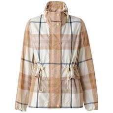 버버리 버버리 체크 프린트 드로스트링 재킷