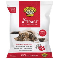 DR.ELSEYS 貓艾歐 貓砂, 誘引紅-草本訓練40LB, 18.14kg, 1袋
